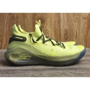 Under Armour Curry 6 Athletic Shoes Youth Size 6.5Y‎ Yellow